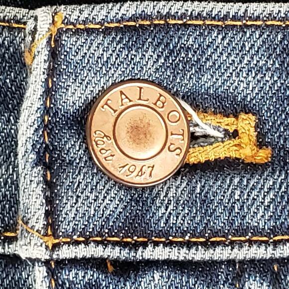 Talbots Jeans Womens Flawless Slim Ankle Blue Size 10 Stretch High Rise - Picture 6 of 8
